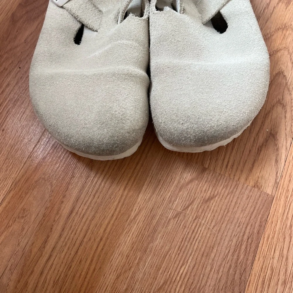 Boston Birkenstocks clogs antique white - Picture 2 of 3